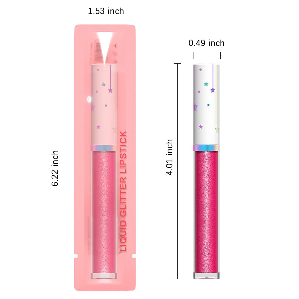 evpct iridescent lip gloss captures color shift for versatile day or night looks.