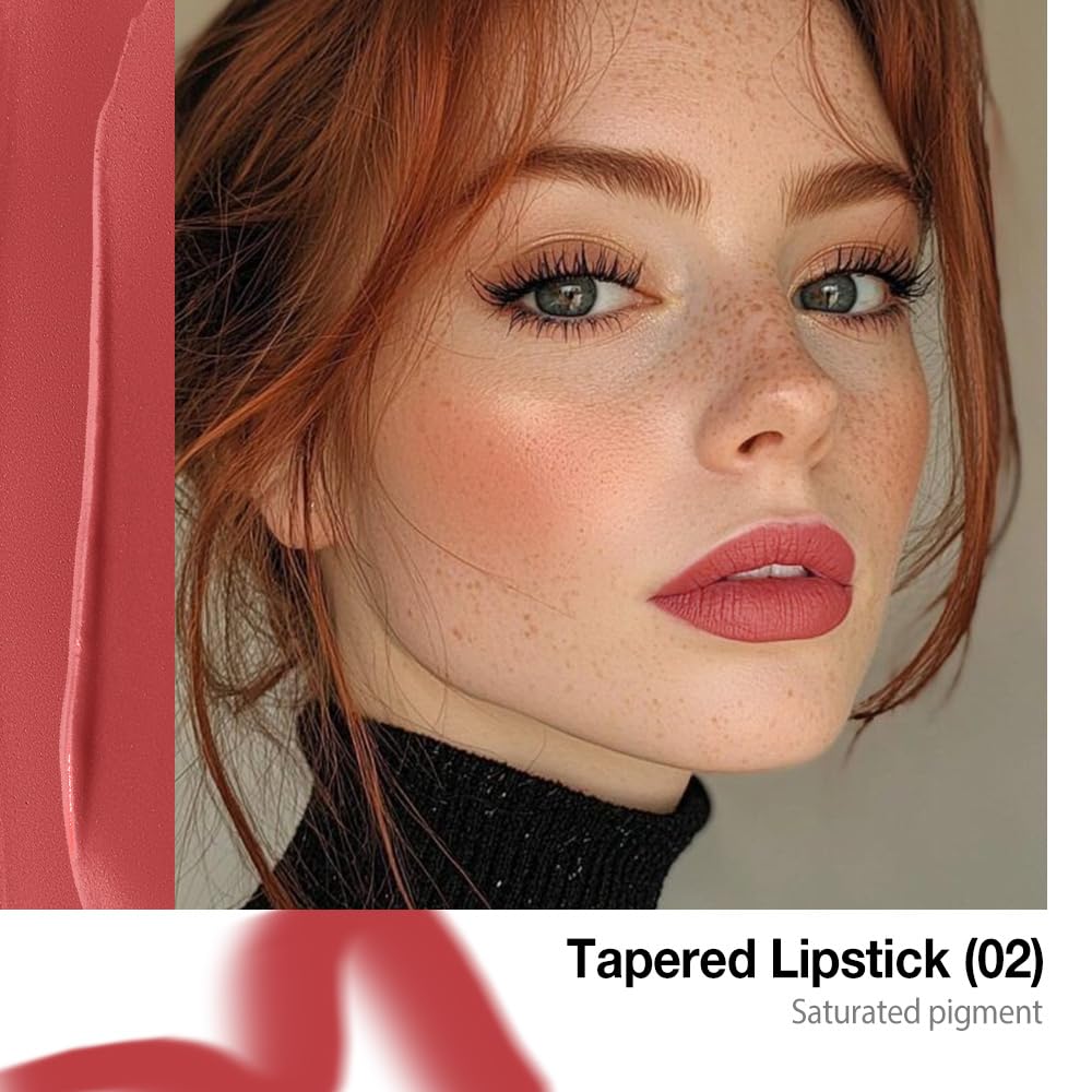evpct Lip liner and lipstick combo showing seamless ombre finish for mature lips.