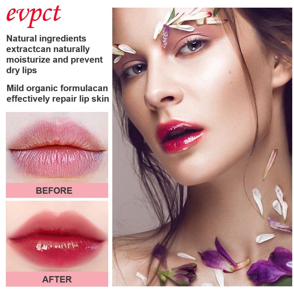 evpct wear test on lips illustrating lasting color with hydration.
