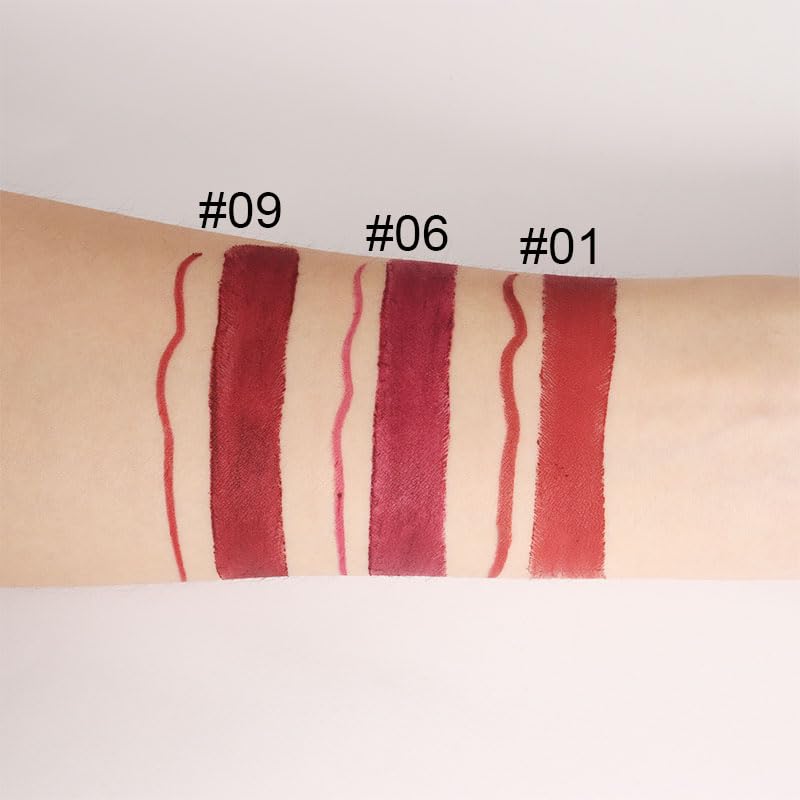 evpct long-lasting waterproof formula swatch on skin