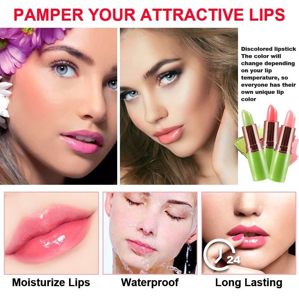 evpct long-lasting waterproof lipstick on lips for all-day wear.