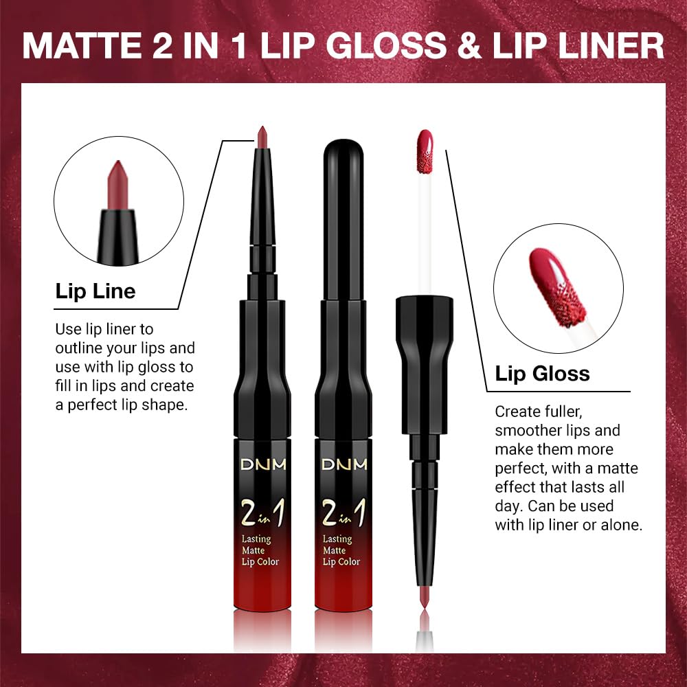 evpct dual-ended design enables easy lip line and fill for a polished look