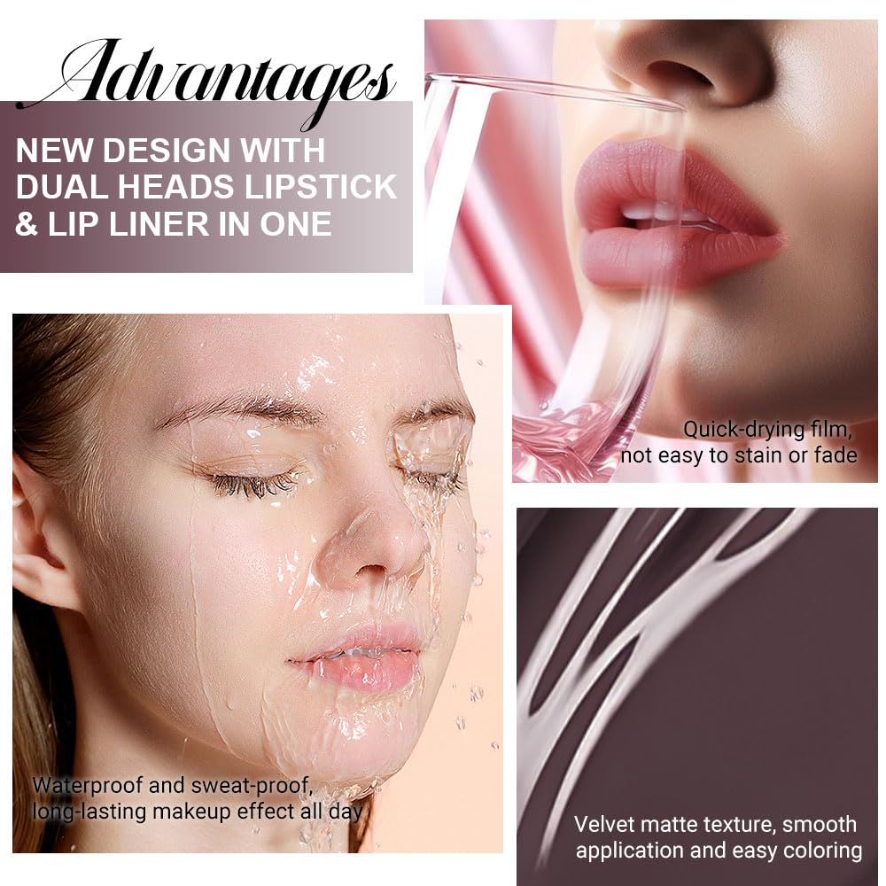 evpct long-wear matte velvet finish resists fading throughout the day.