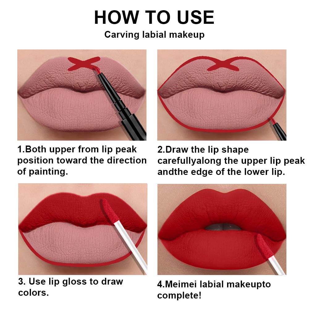 evpct long-wear matte finish provides all-day color.