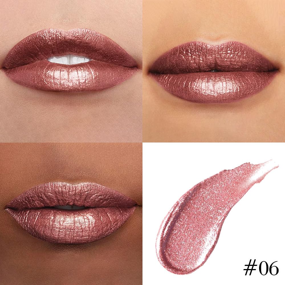 evpct long-wear waterproof lip color applied for all-day wear potential.