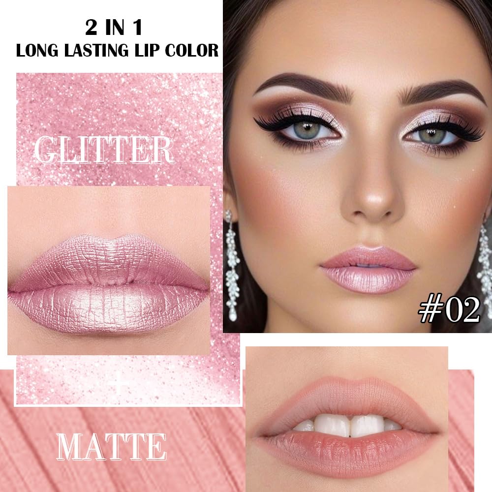 evpct long-wear waterproof lip color delivers bold shine and staying power