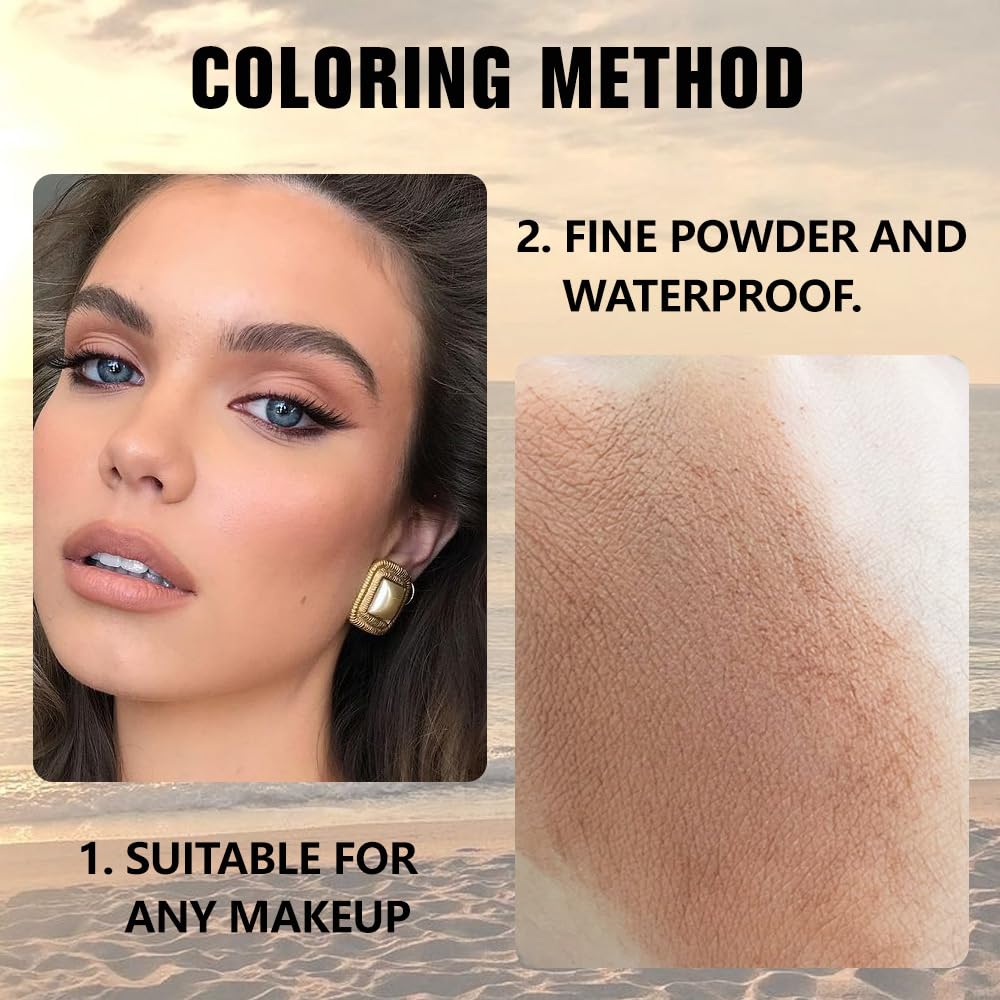 evpct Matte Brown Eyeshadow Palette glide-on texture for seamless blending on lids.
