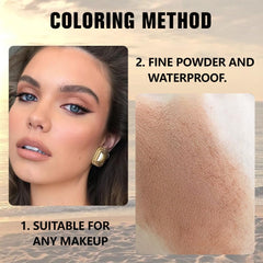 evpct Matte Brown Eyeshadow Palette glide-on texture for seamless blending on lids.