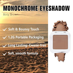 evpct Matte Brown Eyeshadow Palette compact designed for travel and on-the-go use.