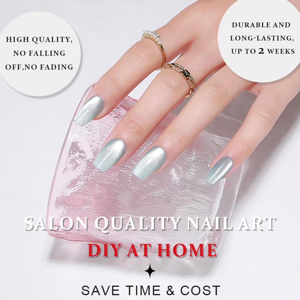 evpct Medium-length coffin nails blend comfort and modern style