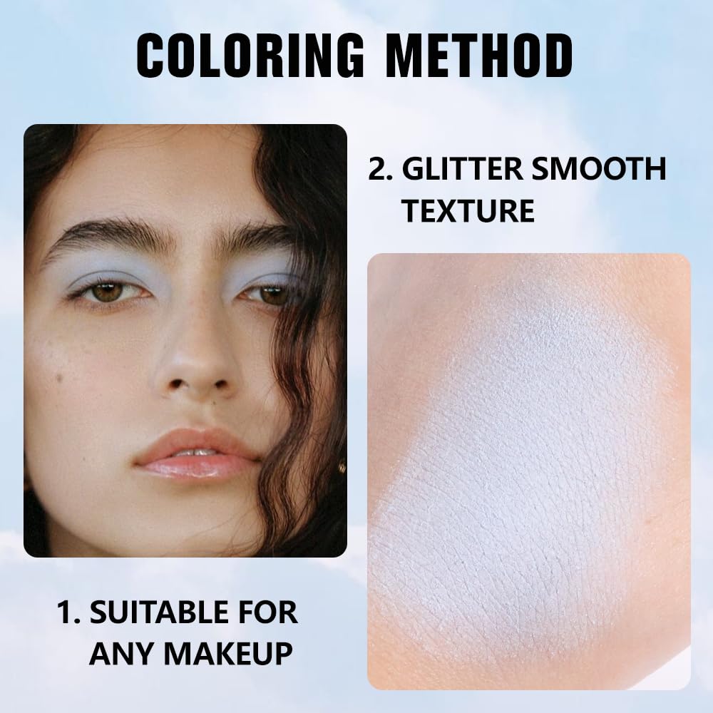 evpct Mini Monochrome Eyeshadow Palette application demonstrating smooth blending
