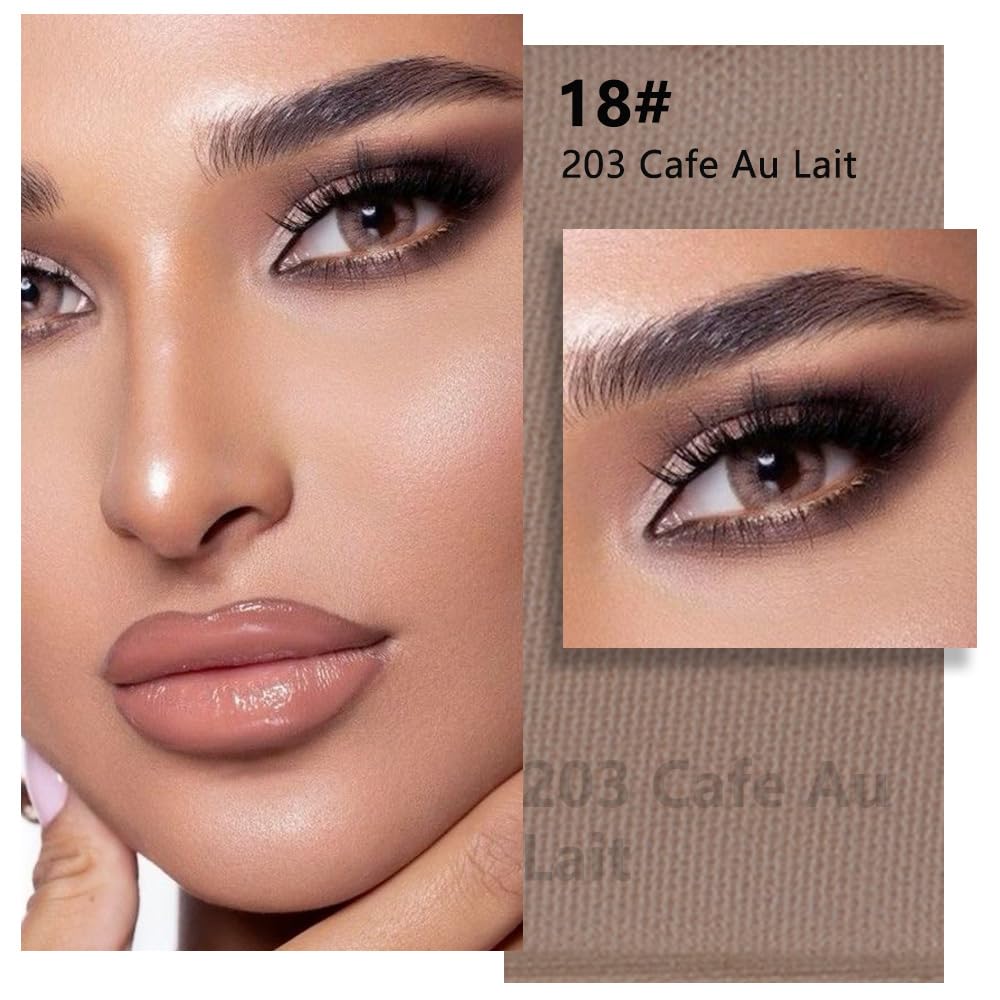 evpct nude cocoa shade swatches highlight creamy texture and easy blending.
