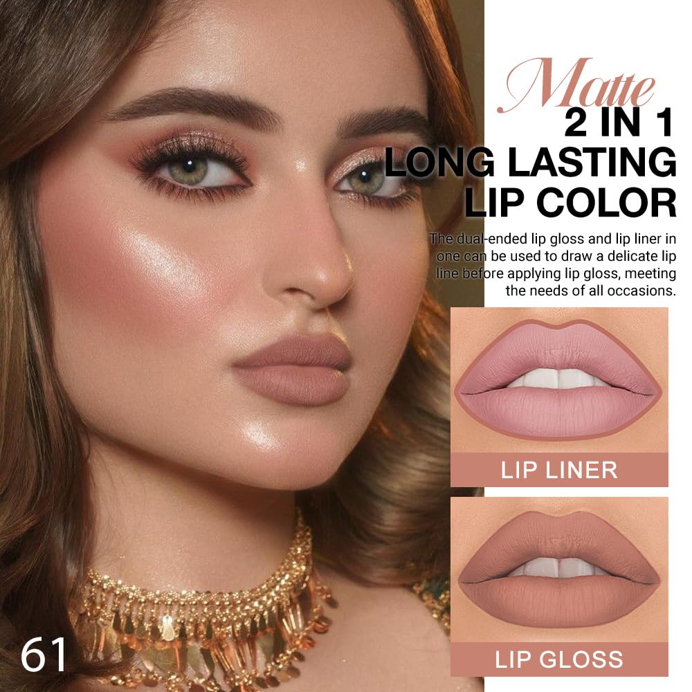 evpct nude lip liner application close-up for precise definition.