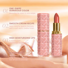 evpct orange matte lipstick tube showcases bold fall color options