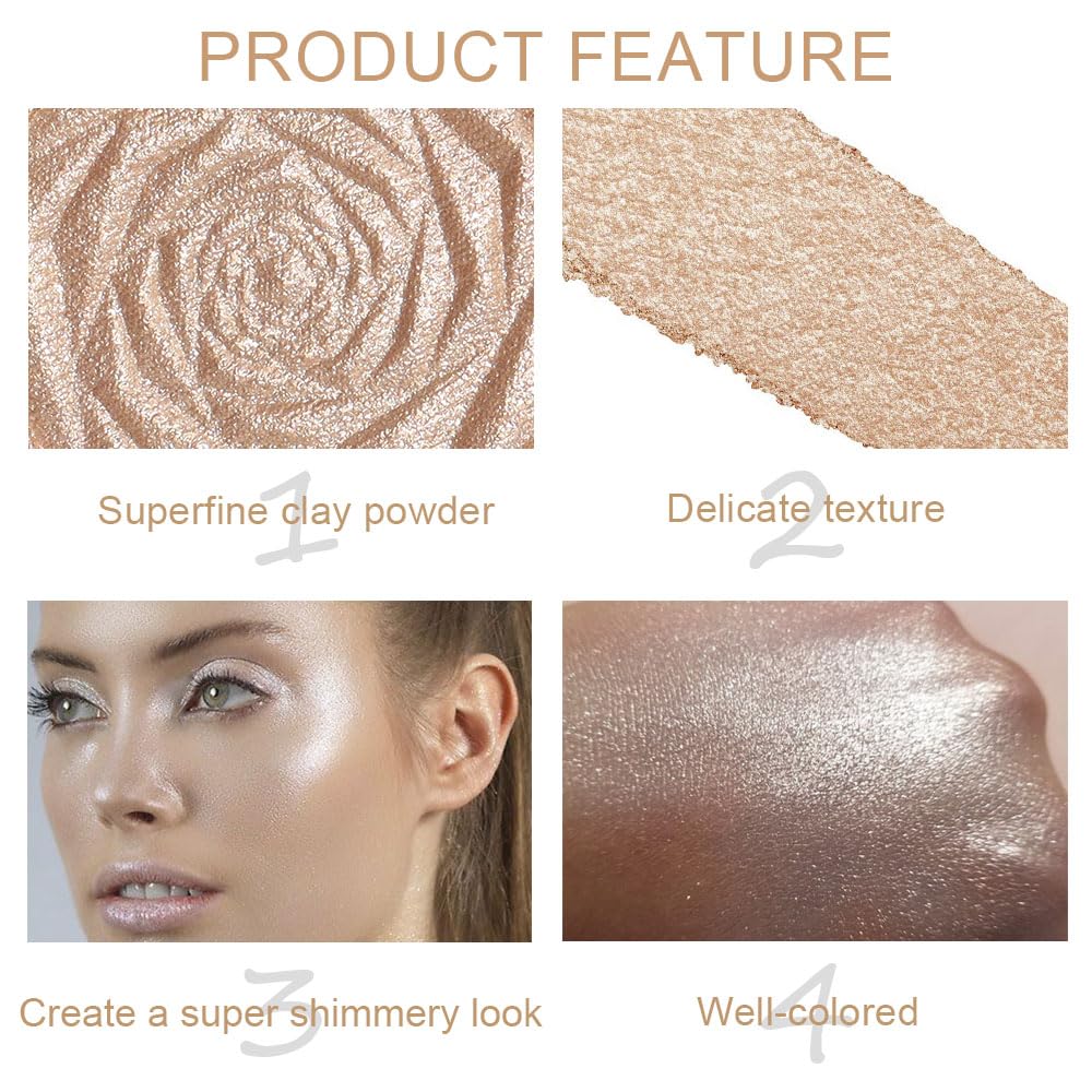 evpct cheekbone glow with champagne gold shimmer for dimensional radiance.