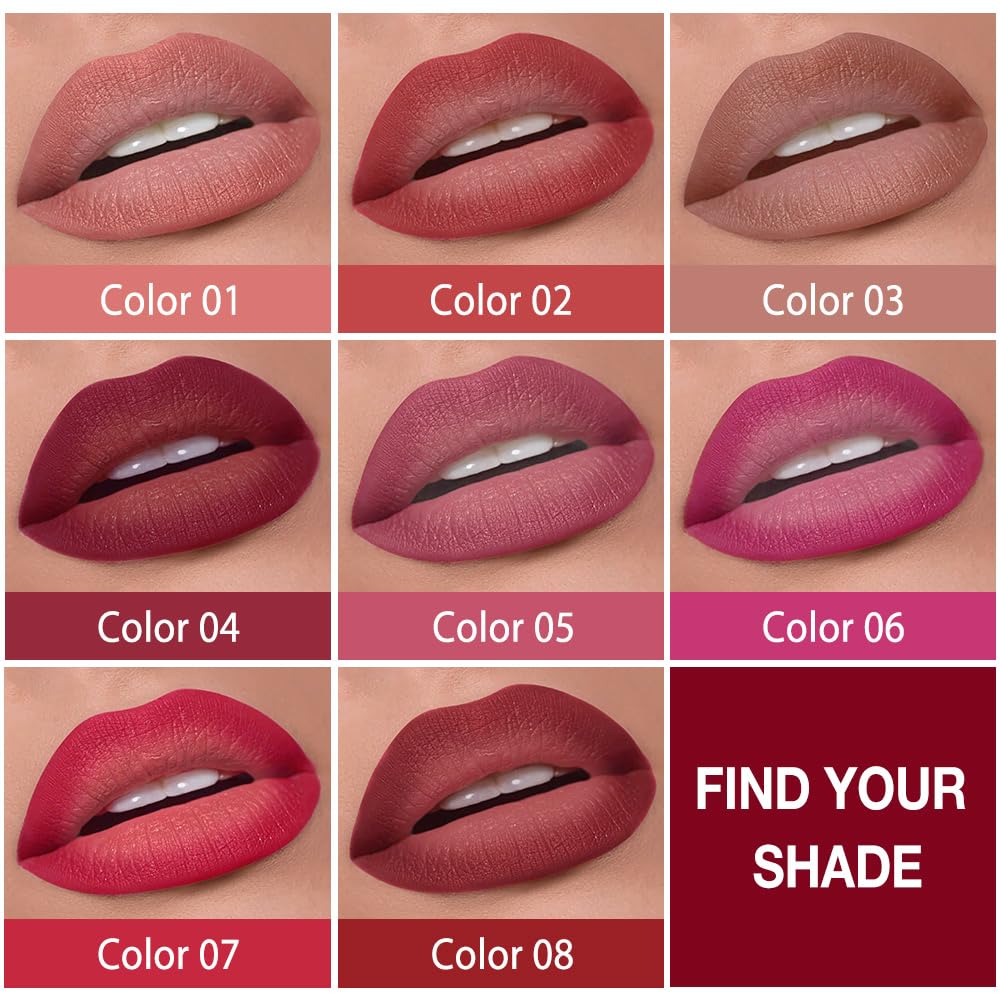 evpct Pointed tip lipstick delivering precise cupid bow and crisp edges.