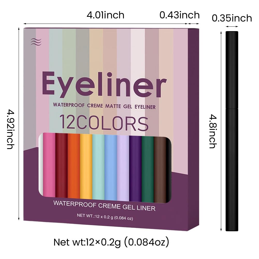 evpct purple eyeliner pencil multi-use for lips, eyes, brows.