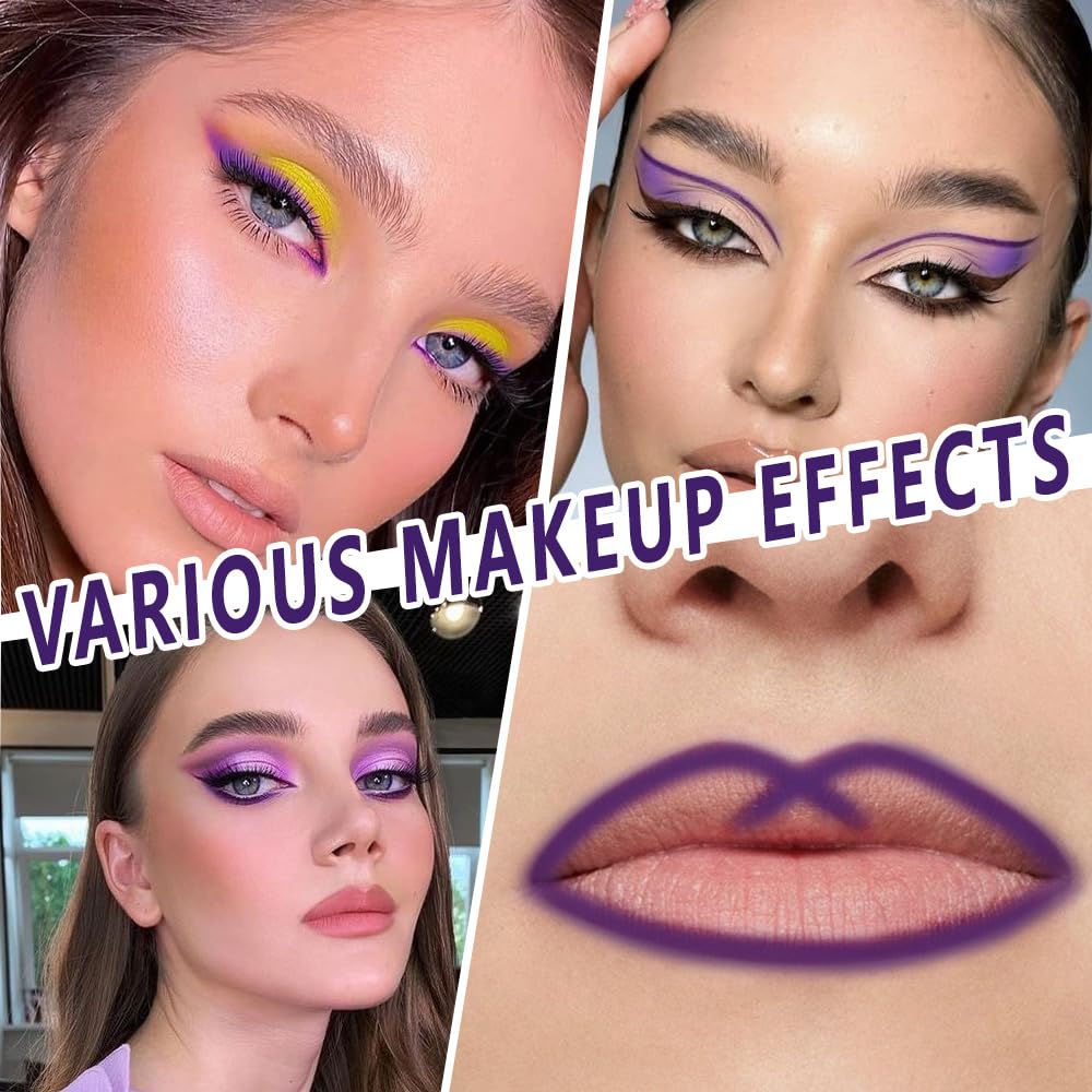 evpct purple eyeliner pencil smudge-proof design stays put.
