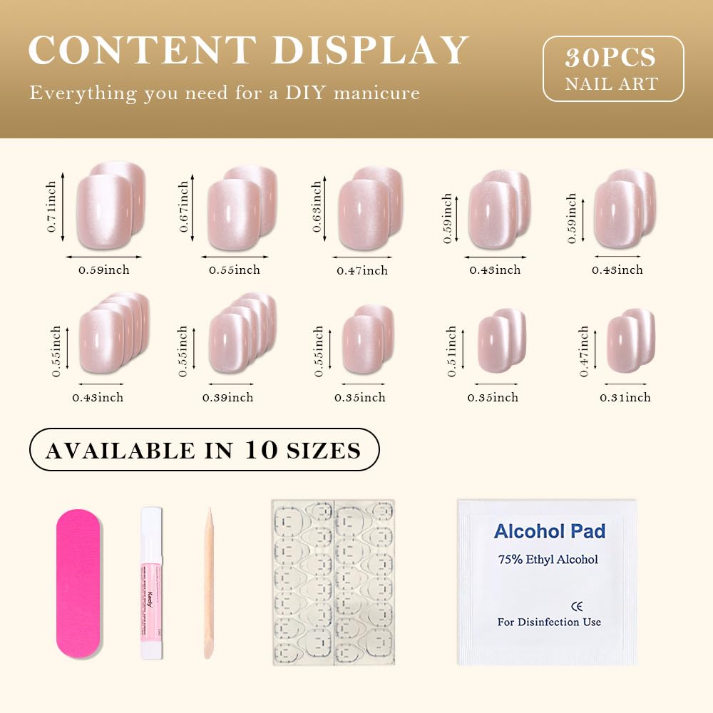 evpct Reusable press-on nails save time on replacements