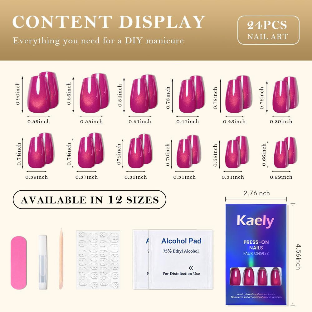 evpct salon-quality gloss finish nails provide a high-end look at home