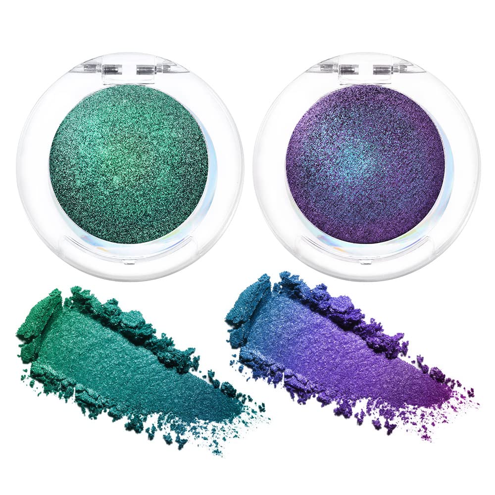 evpct teal duochrome palette for vibrant, lasting lids
