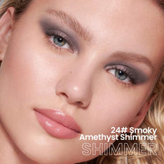 evpct Smoky Amethyst swatch demonstrates rich pigmentation for bold eyes.