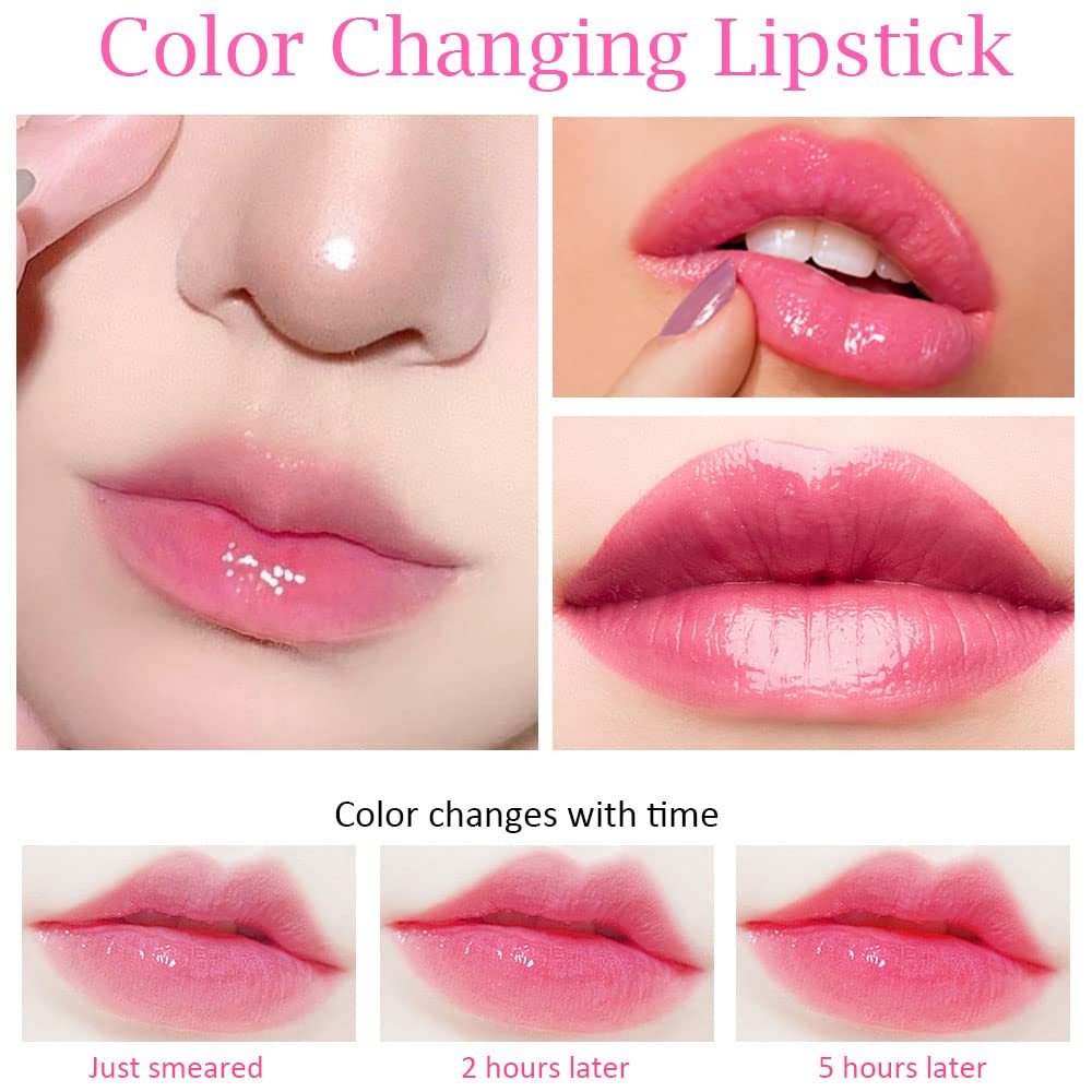 evpct soft light pink shade lip balm for everyday wear and subtle color.