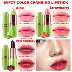 evpct strawberry lipstick softens lips and adds healthy shine