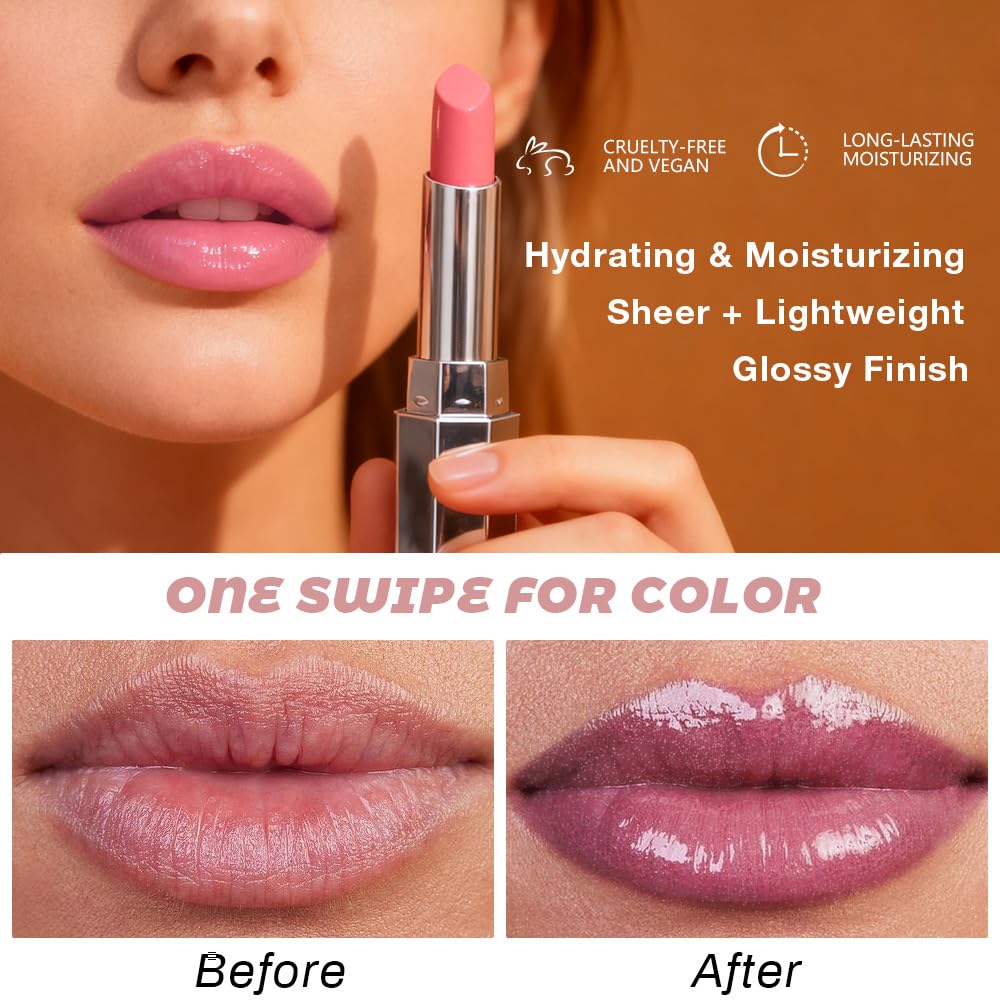 evpct swatches show mauve-plum honey tint blending with natural lip color.