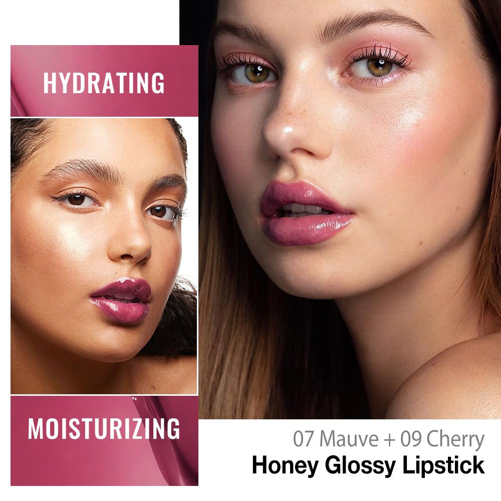 evpct lipstick tube open reveals smooth, non-sticky formula for comfortable wear.