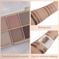 evpct versatile palette helps create natural to smoky looks that suit blue and green eyes.