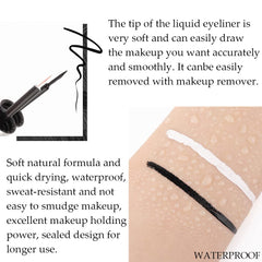 waterproof evpct eyeliner dries quickly for long wear during activity