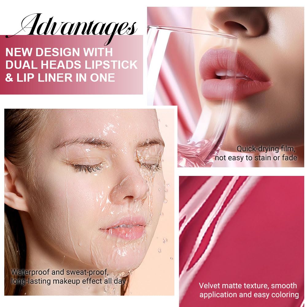 evpct long-wear matte lip color with waterproof properties for all-day confidence
