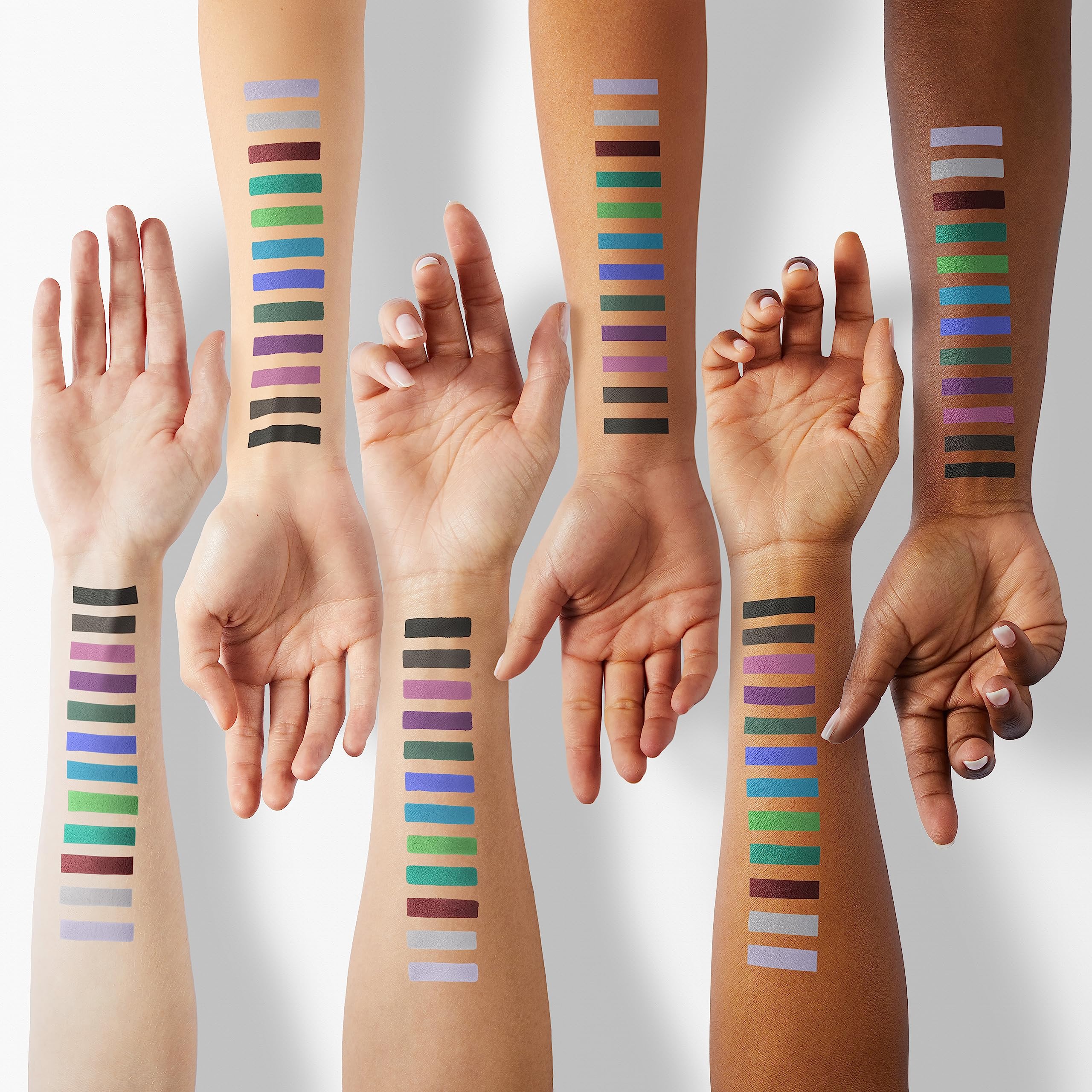 evpct waterproof smudge-proof formula keeps color intact through rounds and humidity.