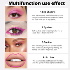 evpct Waterproof gel eyeliner stays smudge-proof for all-day wear.