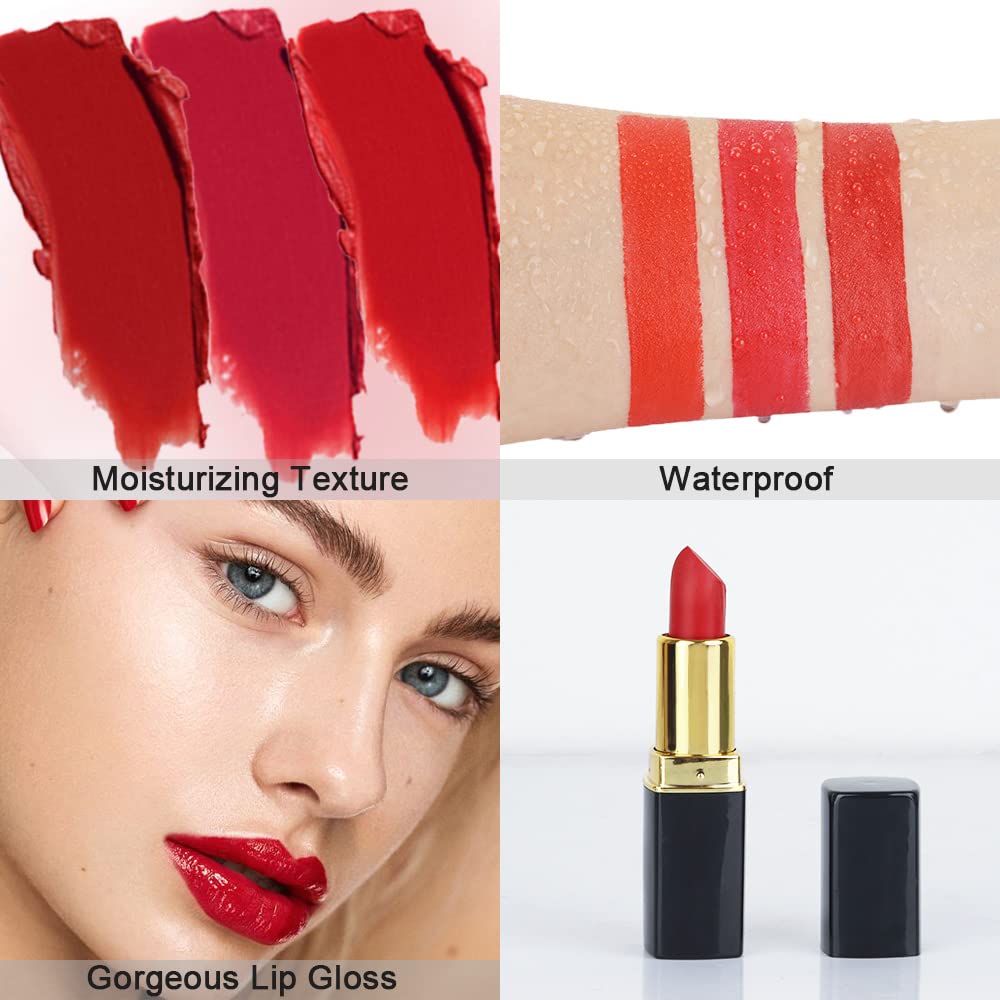 evpct waterproof lipsticks stay smudge-proof during daily activities.