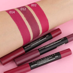 evpct wine red matte lip sticks swatches for bold evening looks