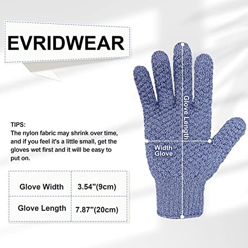 Evridwear dual texture gloves on neck and shoulders for smoother skin.