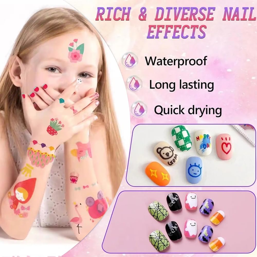 EVSISOK quick-dry nail art pens drying in 30 seconds