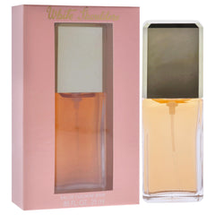 Evyan White Shoulders application spray, smooth fragrance distribution.