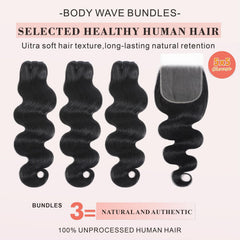 EWV double-weft body wave hair highlighting durability and density.