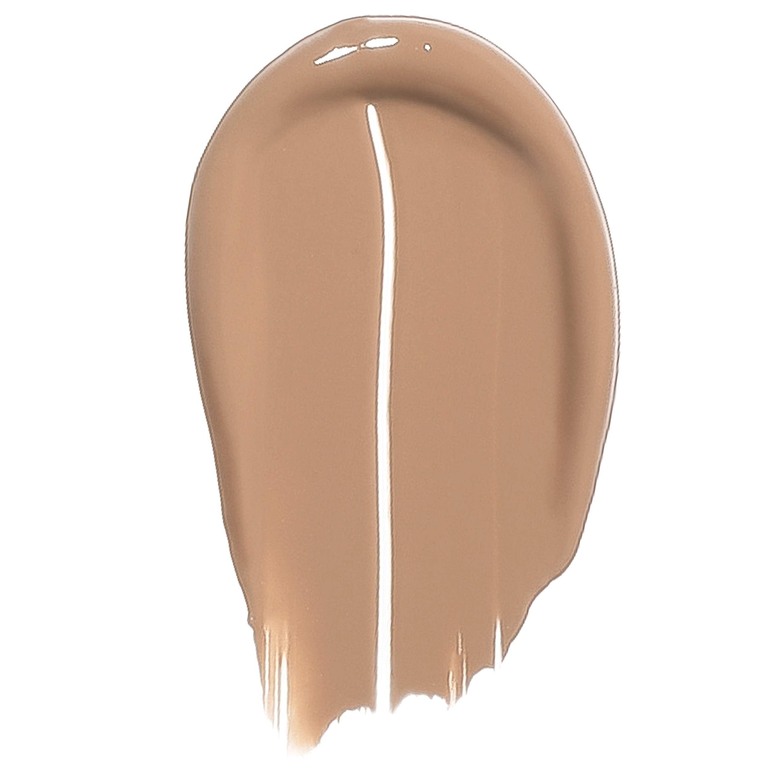 EXA Beauty foundation swirl on skin showing buildable coverage