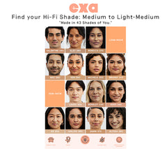 EXA Beauty graphic highlighting microalgae actives with soothing ingredients.