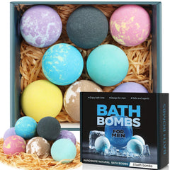 Excalla bath bomb cedar scent for a calming, spa-like soak