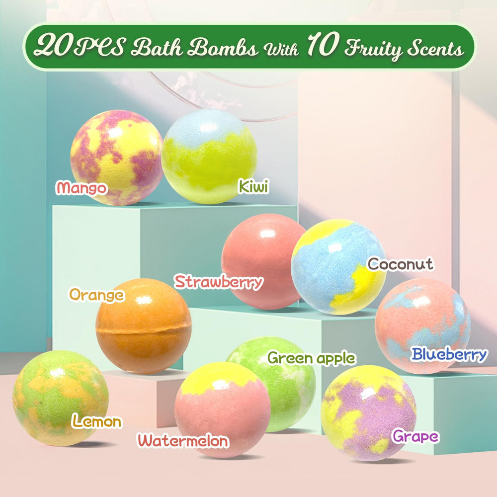 Excalla bath bombs use safe ingredients for gentle moisturization.
