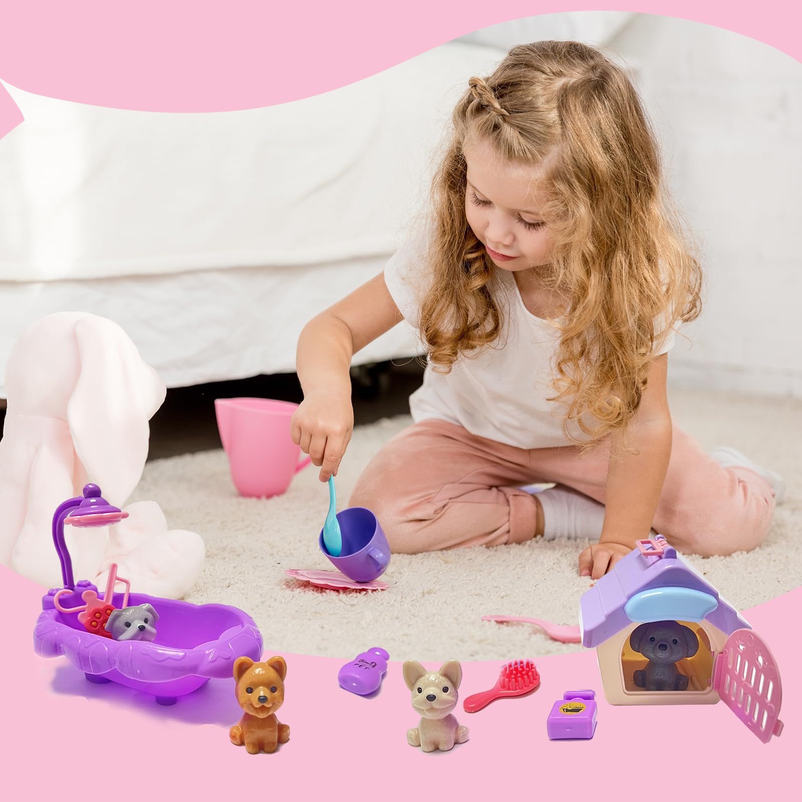 Excalla bath bombs are color-safe and gentle on skin and tub.