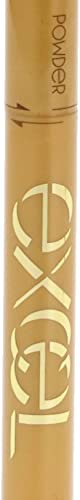Excel eyebrow application close-up in Camel Brown for precise filling.