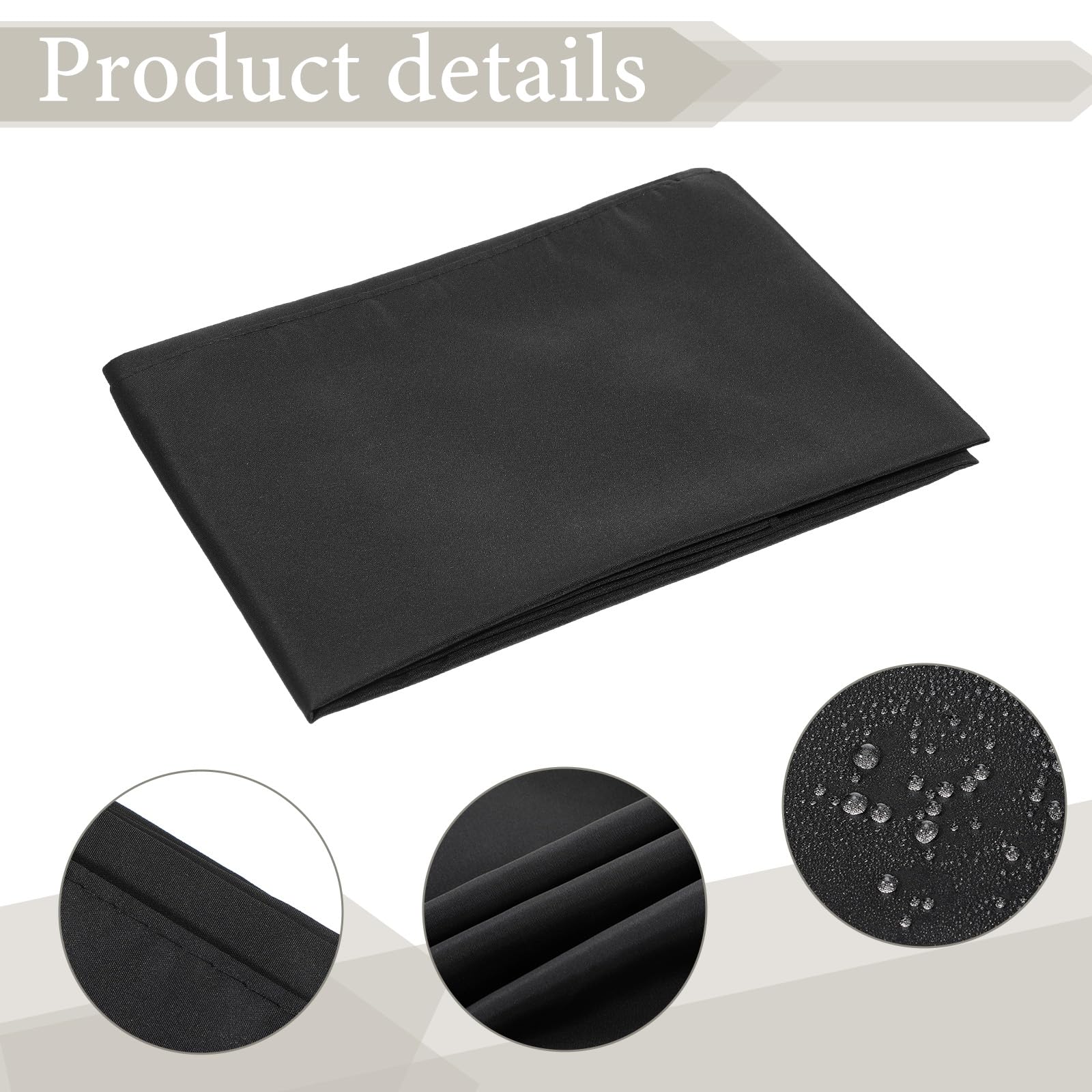 Exclaith nylon-polyester fabric provides lightweight waterproof protection.
