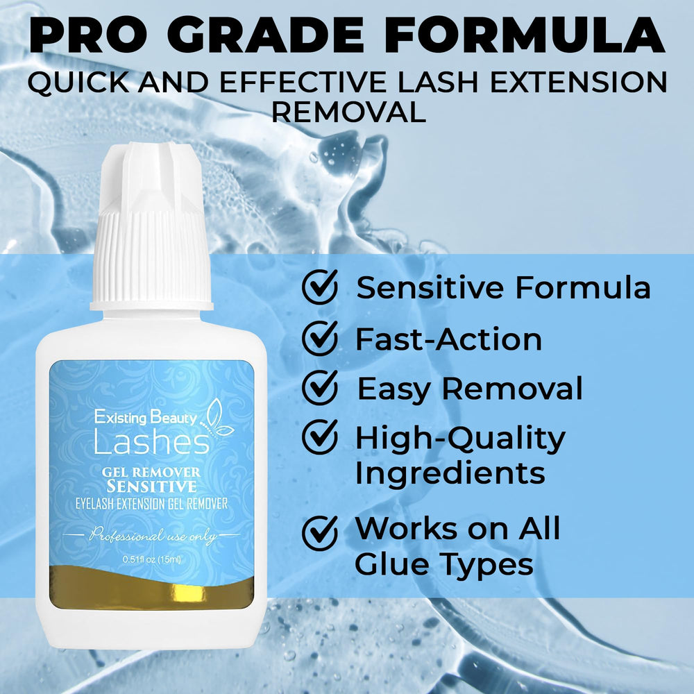Existing Beauty lash remover instructions email preview for easy at-home use.