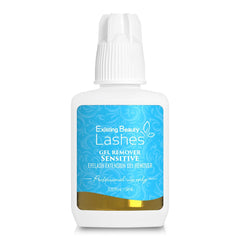 Existing Beauty Sensitive Lash Remover bottle with clear gel for gentle lash extensions.